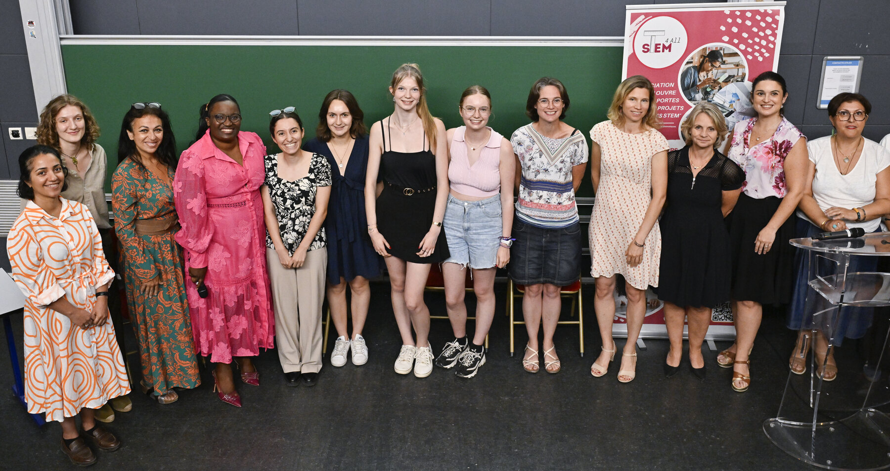 Participantes et équipe des Olympiades